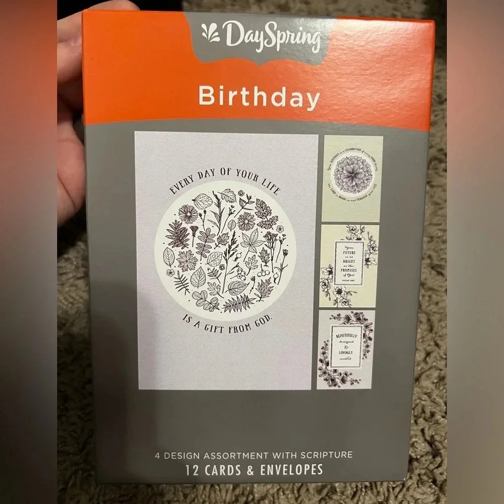 NIB 2 Packs of Dayspring Birthday Cards (24 total)